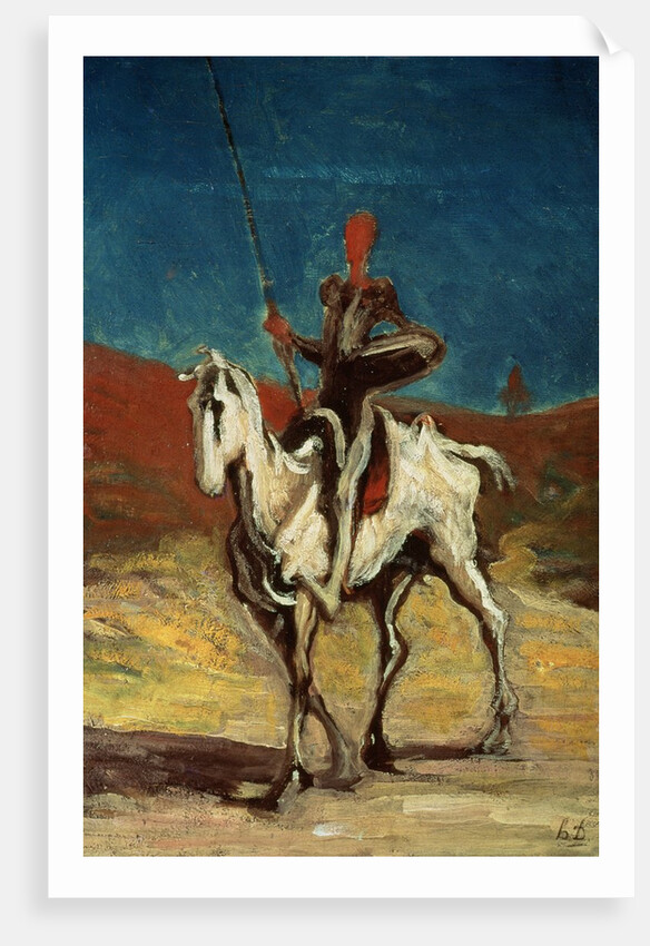 Don Quixote, c.1865-1870 by Honore Daumier