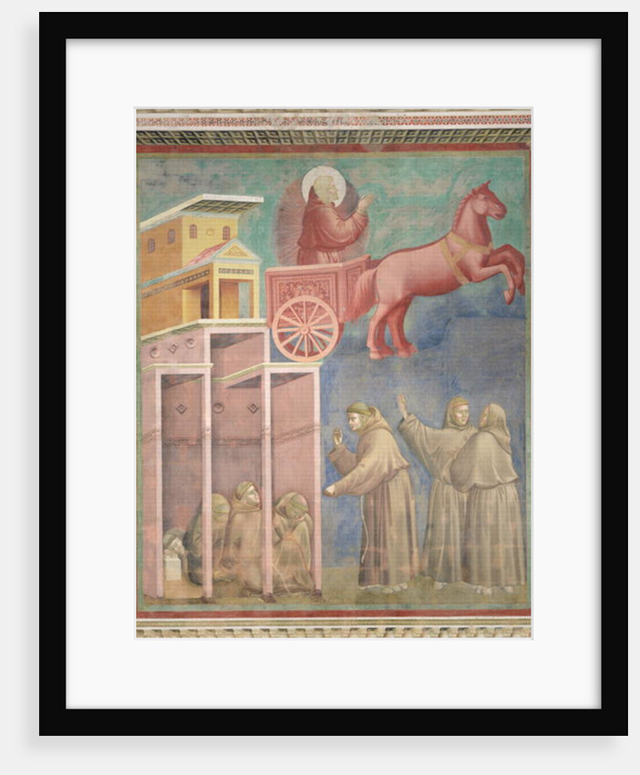 St. Francis Appears to His Companions in a Chariot of Fire, 1296-97 by Giotto