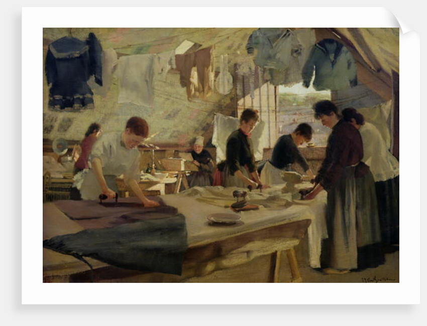 Ironing Workshop in Trouville, 1888 by Louis Joseph Anthonissen