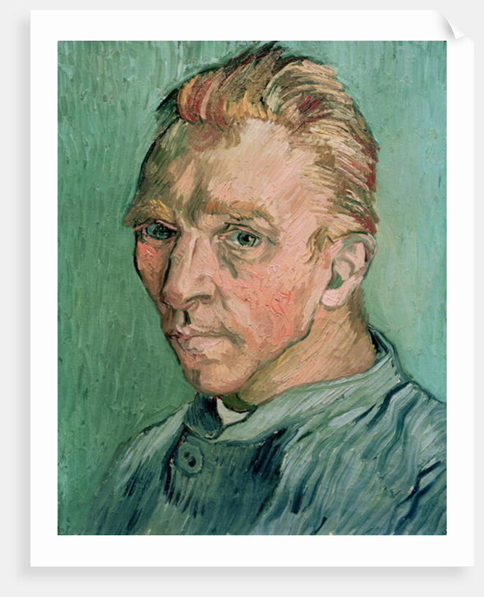 Self-portrait without beard, 1889 by Vincent van Gogh