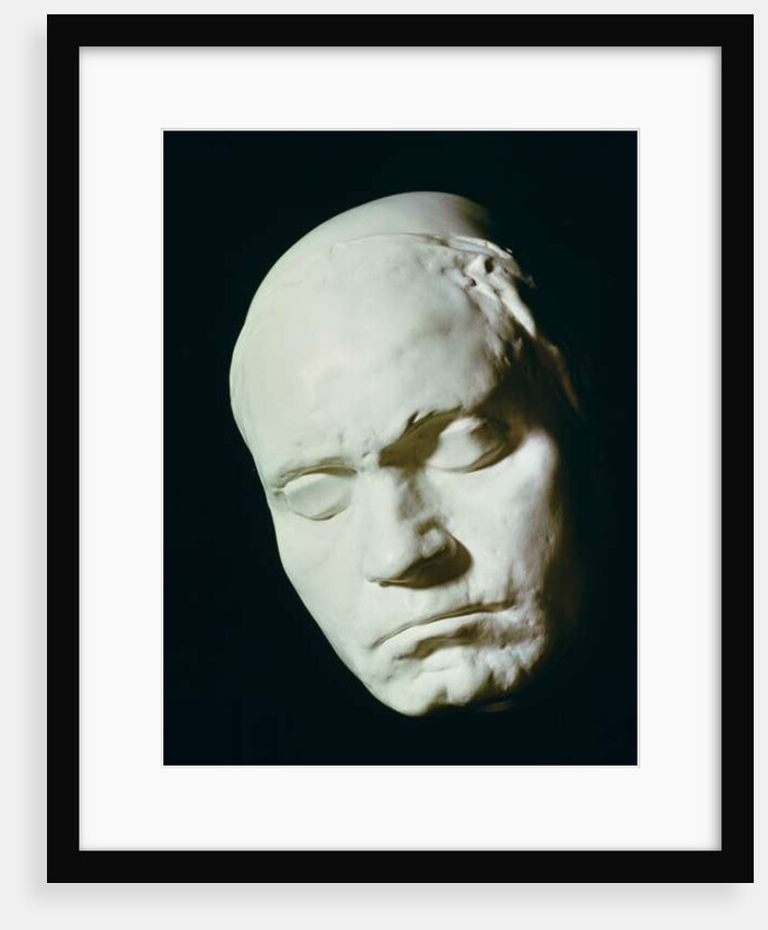 Mask of Beethoven, taken from life at the age of 42, 1812 by Franz Klein