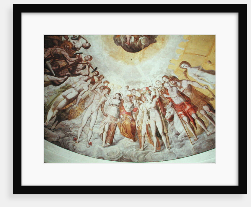 People from the Court of the Medici by French School