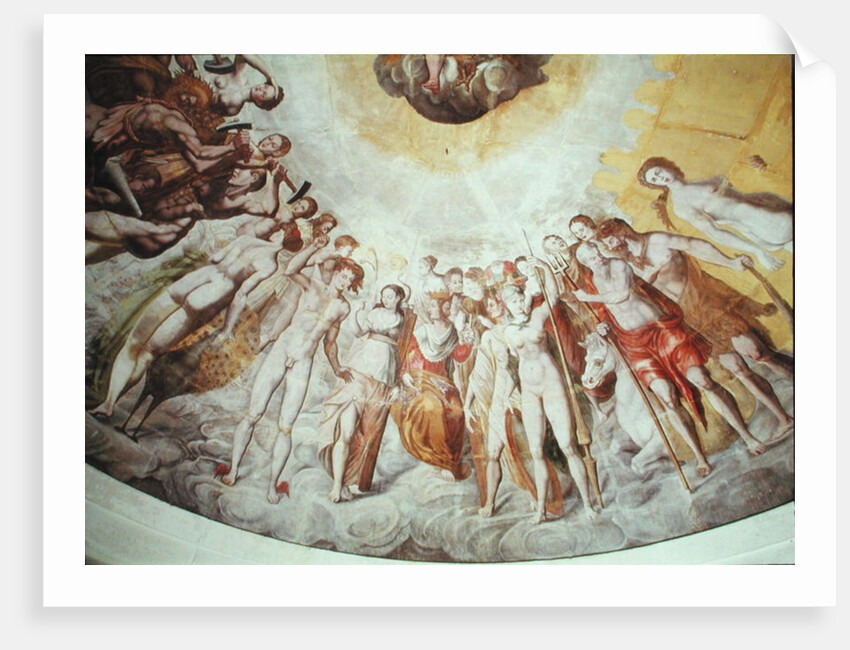 People from the Court of the Medici by French School