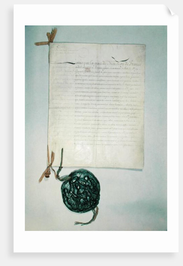 The Edict of Fontainebleau, 18th October 1685 by French School