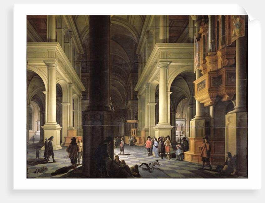 Interior of a Temple, 1652 by Anthonie Delorme