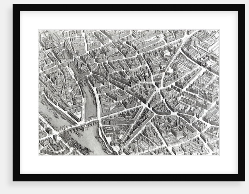 Plan of Paris, known as the 'Plan de Turgot' by Louis Bretez
