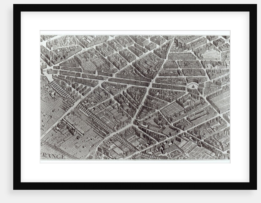 Plan of Paris, known as the 'Plan de Turgot' by Louis Bretez