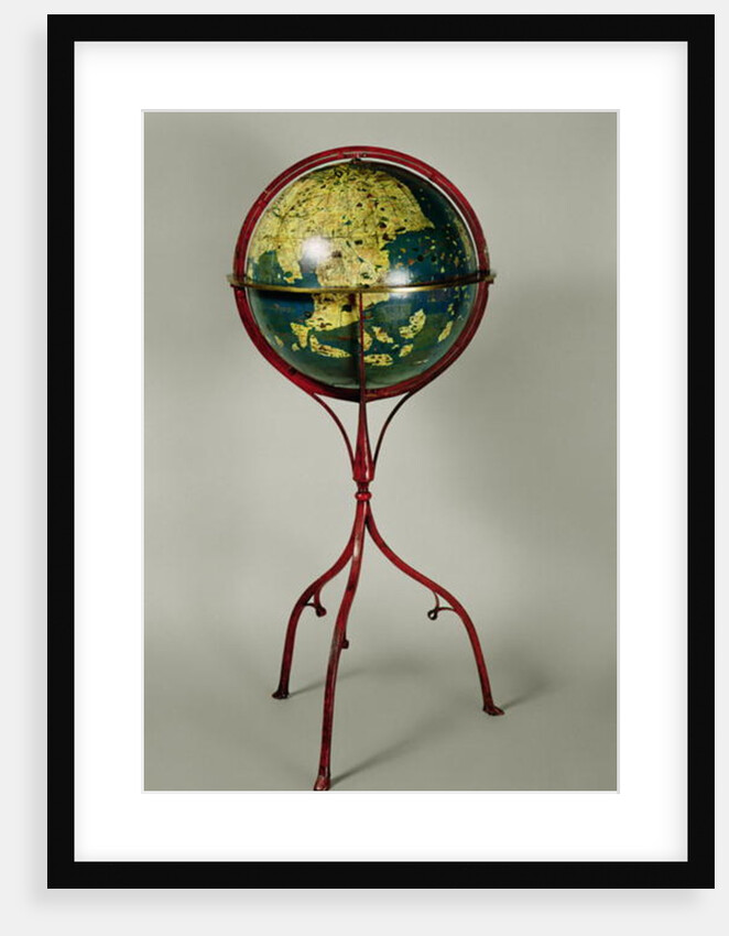 Terrestrial Globe, made in Nuremberg in 1492 by Martin Behaim