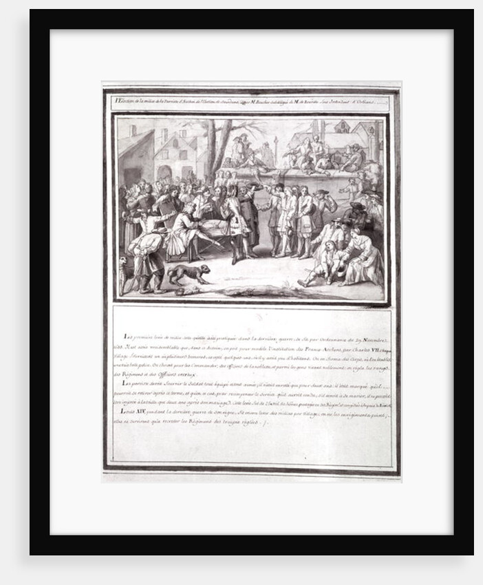 The Election of the Militia at the Parish of Authon, part of the Dourdans Election by French School