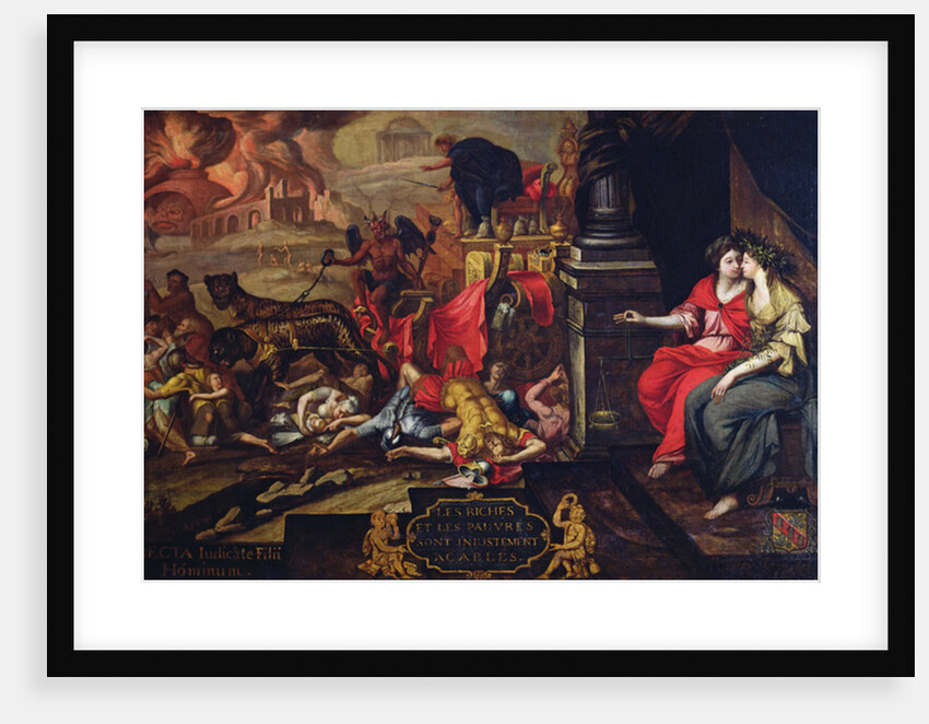 Allegory of the Revolt known as the 'Papier Timbre' of 1675, 1676 by Jean Bernard Chalette