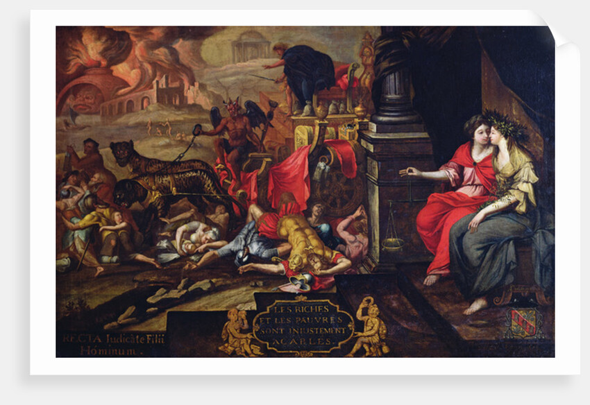 Allegory of the Revolt known as the 'Papier Timbre' of 1675, 1676 by Jean Bernard Chalette