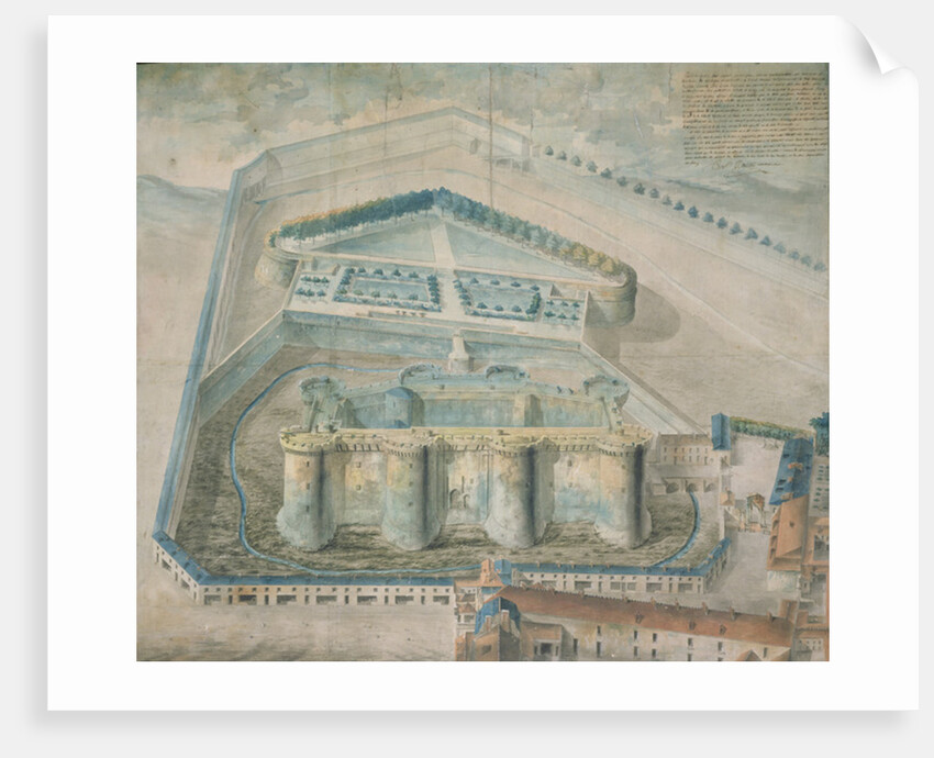 View of the Bastille by Pierre Francois Palloy