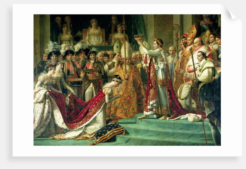 The consecration of the Emperor Napoleon I and Coronation of the Empress Josephine, 1806 by Jacques Louis David