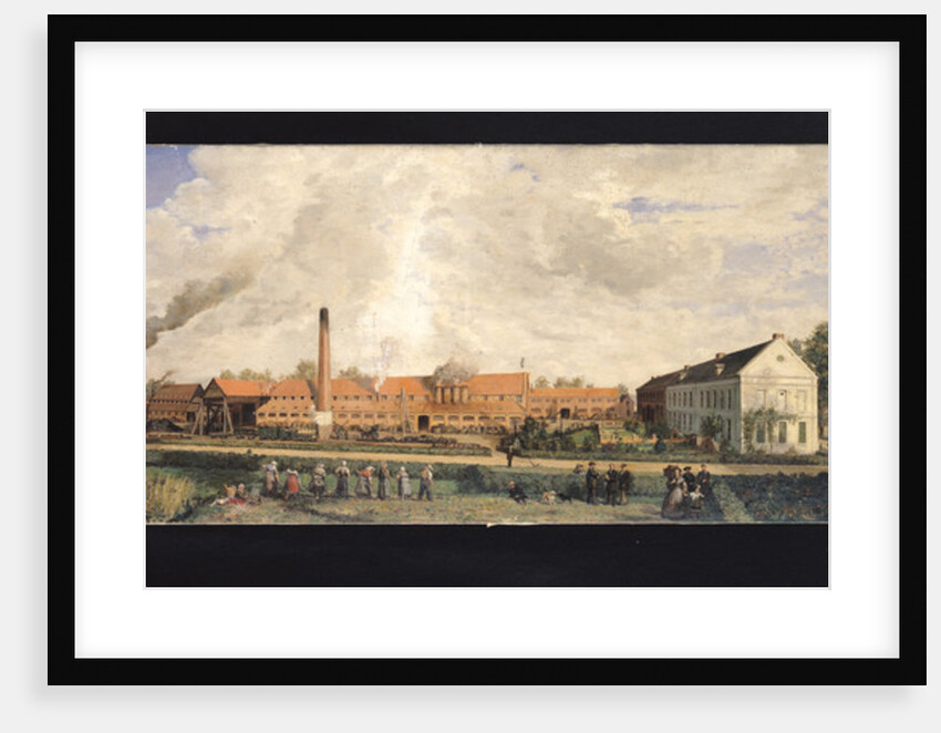 View of a Sugar Factory by Charles Paul Etienne Desavary