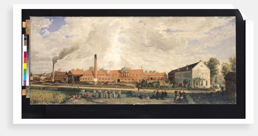 View of a Sugar Factory by Charles Paul Etienne Desavary