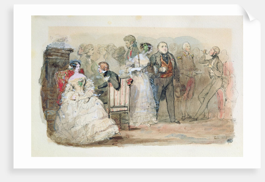 A Reception during the Reign of Louis-Philippe 1832 by Eugene-Louis Lami