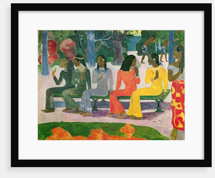 Ta Matete, 1892 by Paul Gauguin