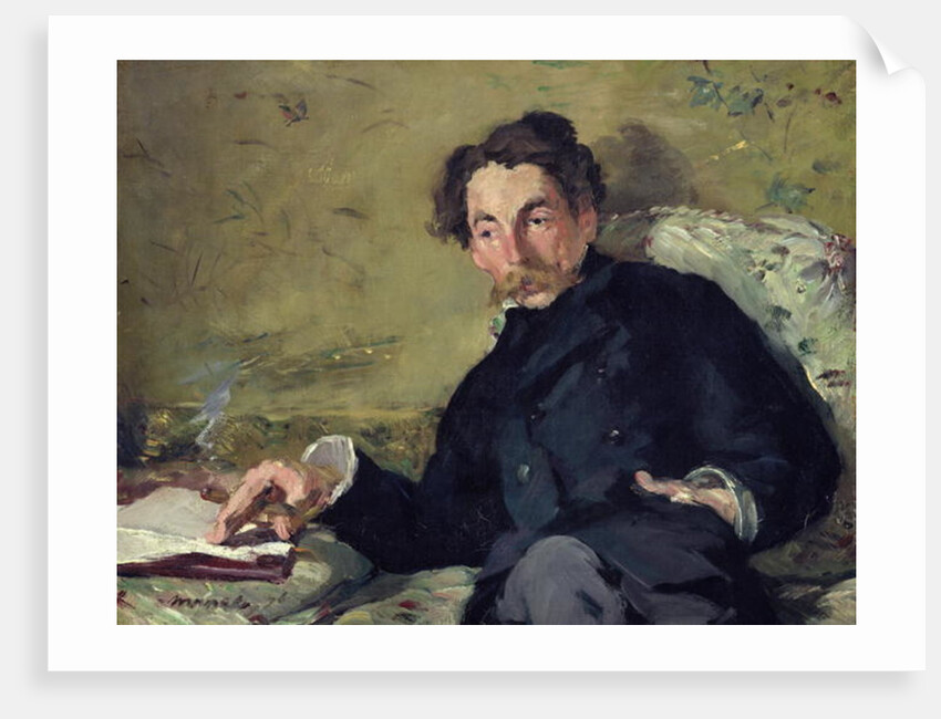 Stephane Mallarme 1876 by Edouard Manet