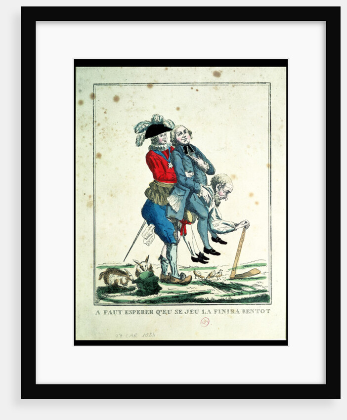 The Game Must End Soon, 1789 by French School