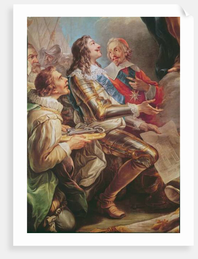 Louis XIII dedicating the Church of Notre-Dame-des-Victoires to the Virgin in 1629 by Carle van Loo