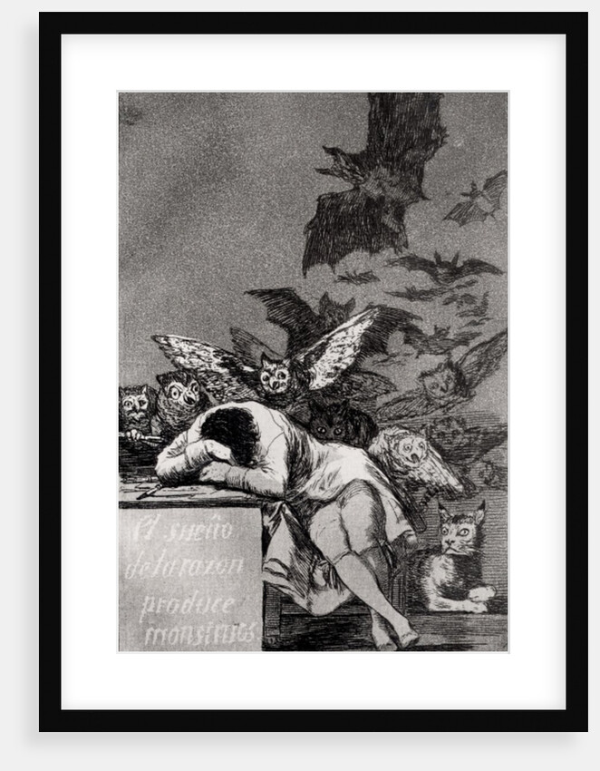 The Sleep of Reason Produces Monsters by Francisco Jose de Goya y Lucientes