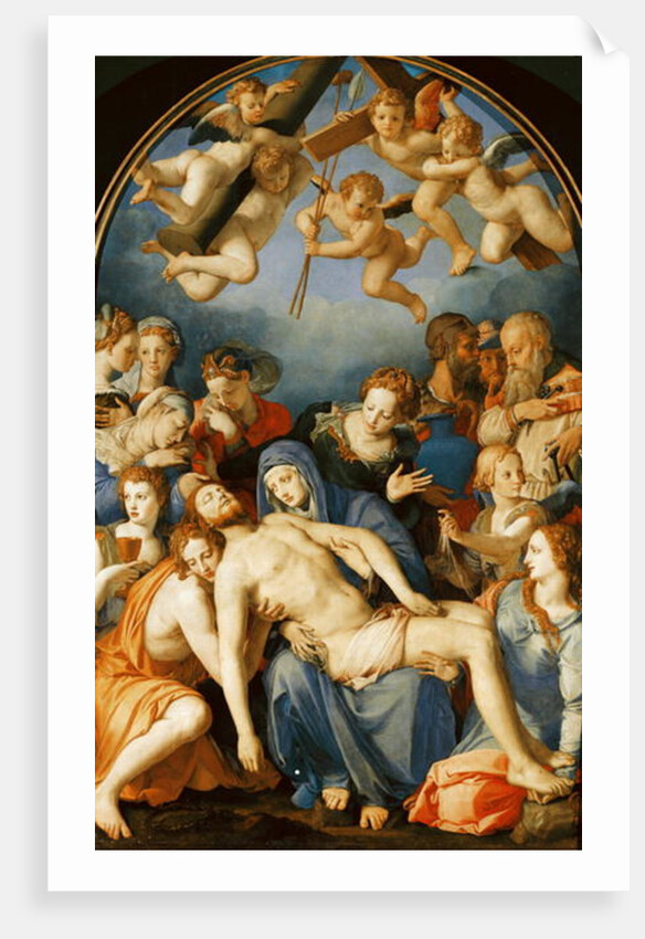 Deposition from the Cross, 1543-45 by Agnolo di Cosimo Bronzino