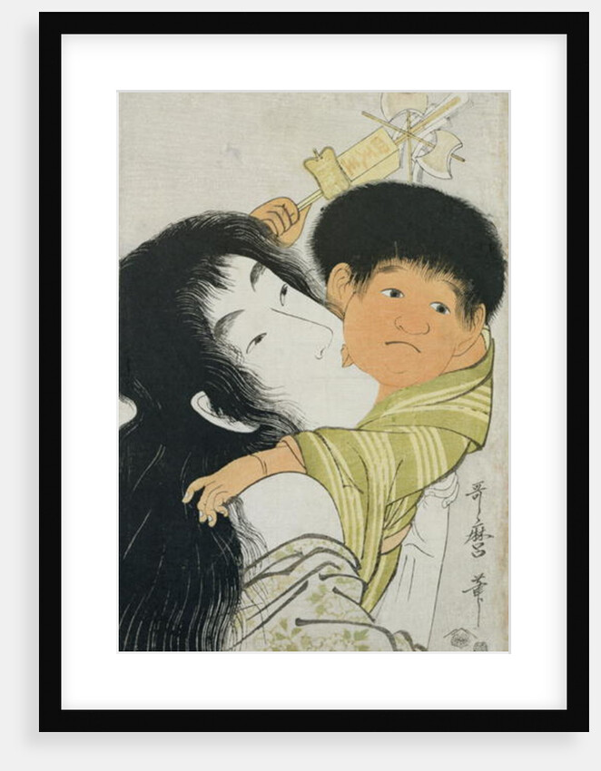 Yama-Uba and Kintoki by Kitagawa Utamaro