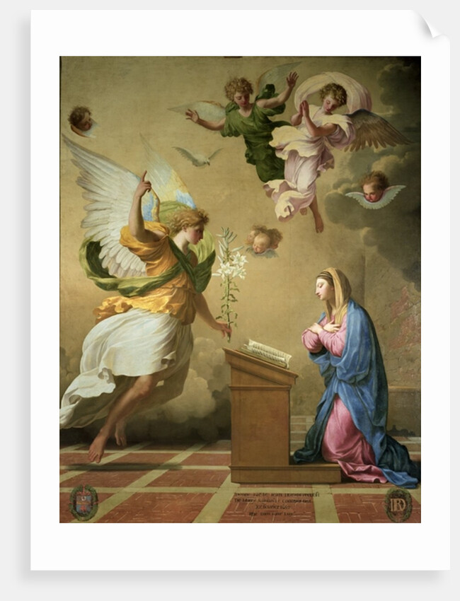 The Annunciation, before 1652 by Eustache Le Sueur