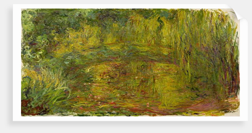 The Japanese Bridge, 1918 by Claude Monet