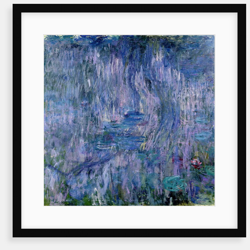 Waterlilies and Reflections of a Willow Tree, 1916-19 by Claude Monet