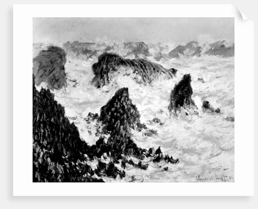 The Rocks of Belle-Ile, 1886 by Claude Monet
