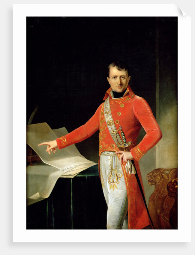 Portrait of Napoleon I by Anne Louis Girodet de Roucy-Trioson