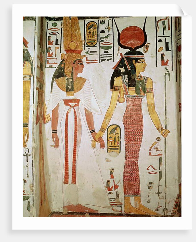 Isis and Nefertari, New Kingdom by Egyptian 19th Dynasty