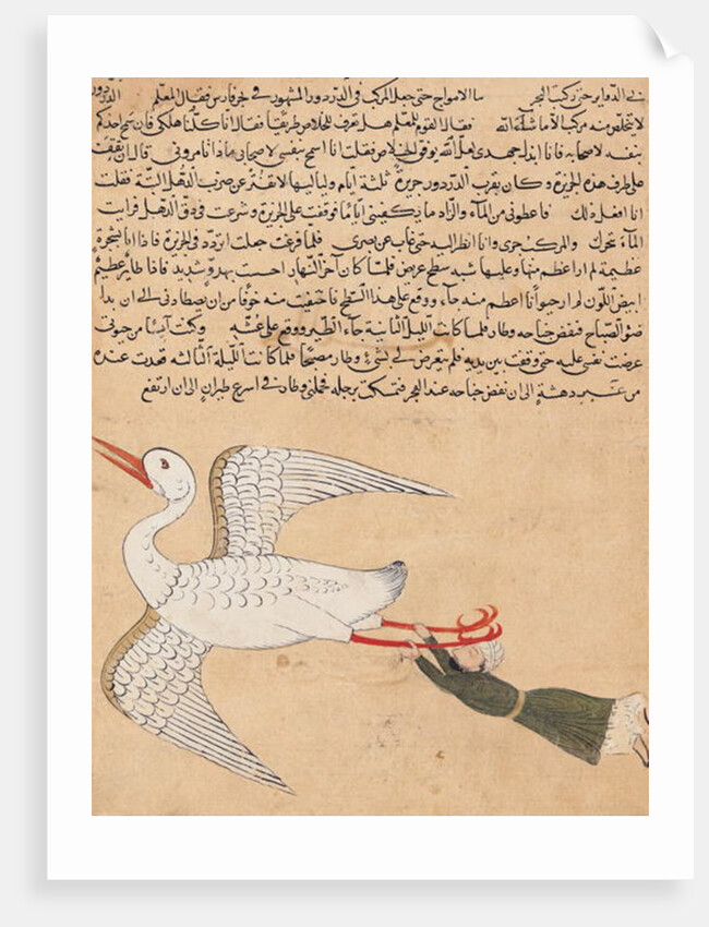 Merchant from Isfahan Flying by Islamic School