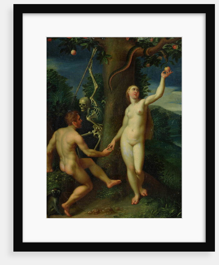 Adam and Eve by Hans I or Johann Rottenhammer