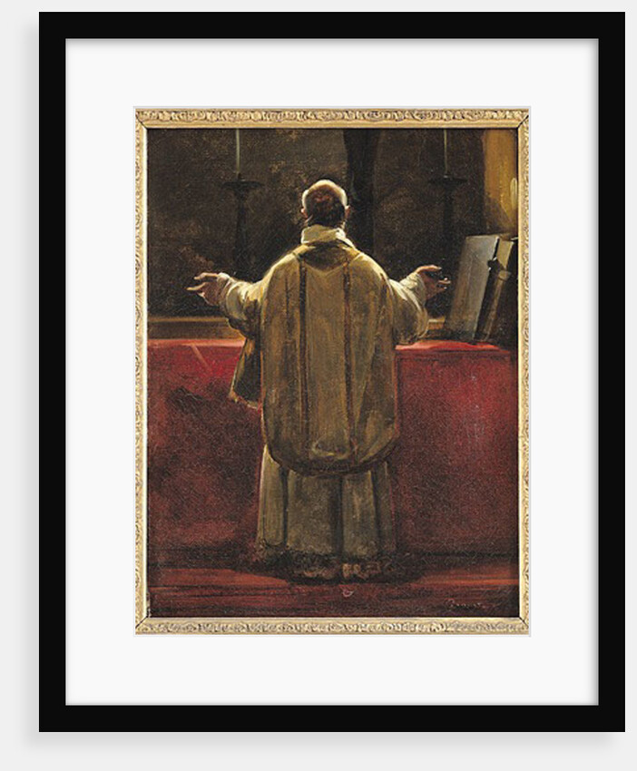 Priest at the Altar by Francois-Marius Granet