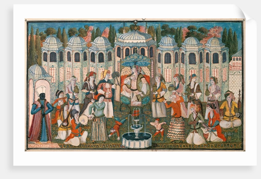 Feast for the Valide Sultana with the presence of Madame Girardin, the French ambassador by School Turkish