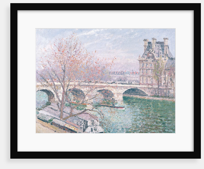 The Pont-Royal and the Pavillon de Flore, 1903 by Camille Pissarro