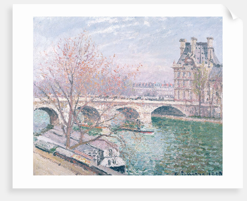 The Pont-Royal and the Pavillon de Flore, 1903 by Camille Pissarro