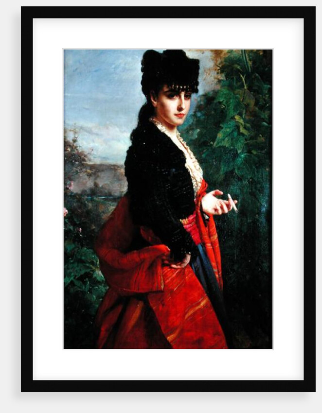 Portrait of a Spanish Woman by Heinrich Wilhelm Schlesinger