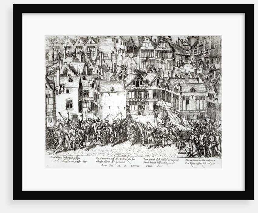 The Prince of Orange calming the Calvinists, 14th March 1567 by Flemish School