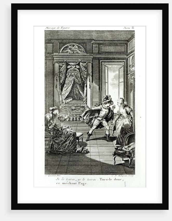 I am going to kill him... by Jacques Philippe Joseph de Saint-Quentin