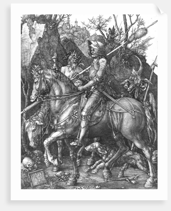 Knight, Death and the Devil, 1513 by Albrecht Dürer or Duerer