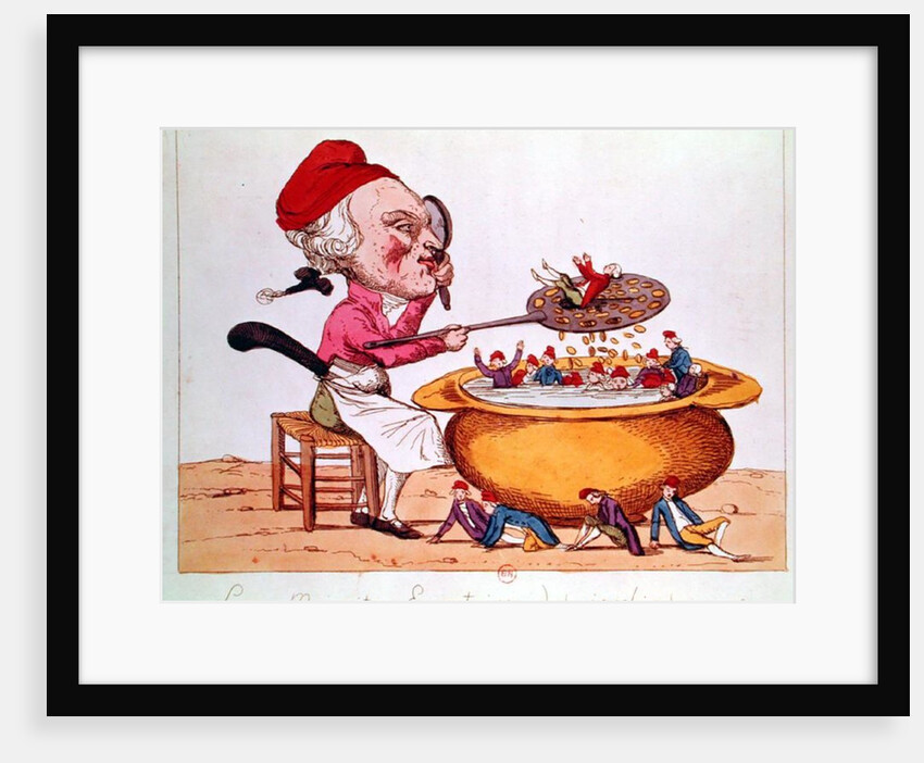 The Purifying Pot of the Jacobins, 1793 by Benoit Louis Henriquez