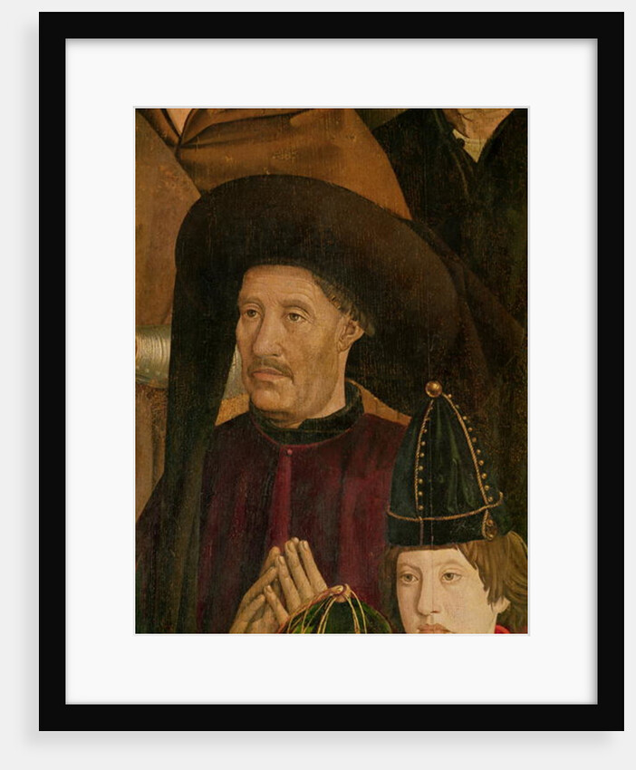 Henry the Navigator detail from the Polyptych of St. Vincent, c.1465 by Nuno Goncalves or Gonzalvez