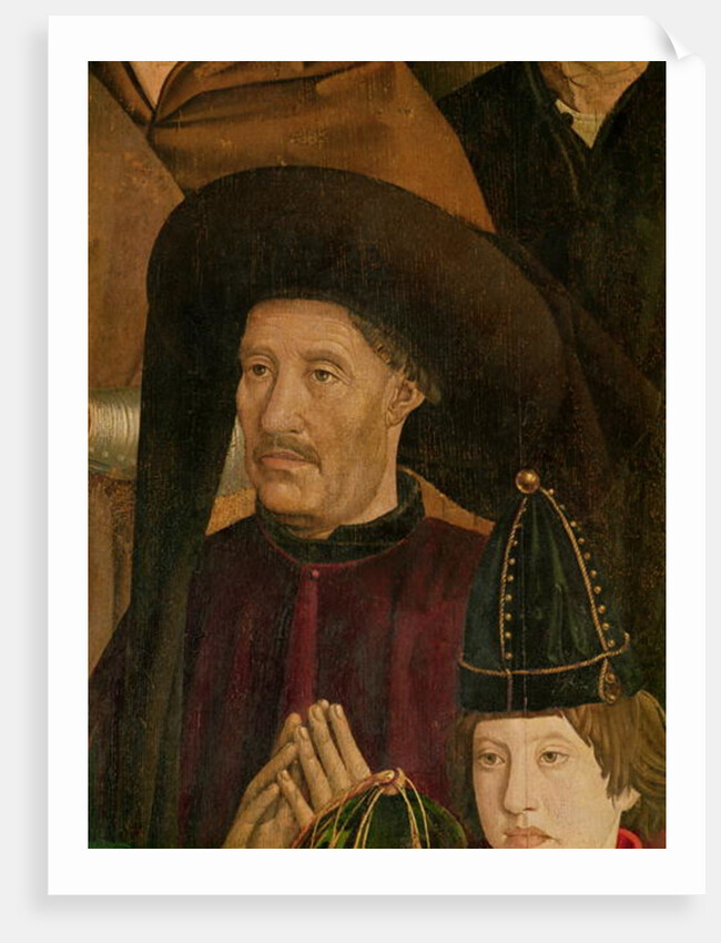 Henry the Navigator detail from the Polyptych of St. Vincent, c.1465 by Nuno Goncalves or Gonzalvez