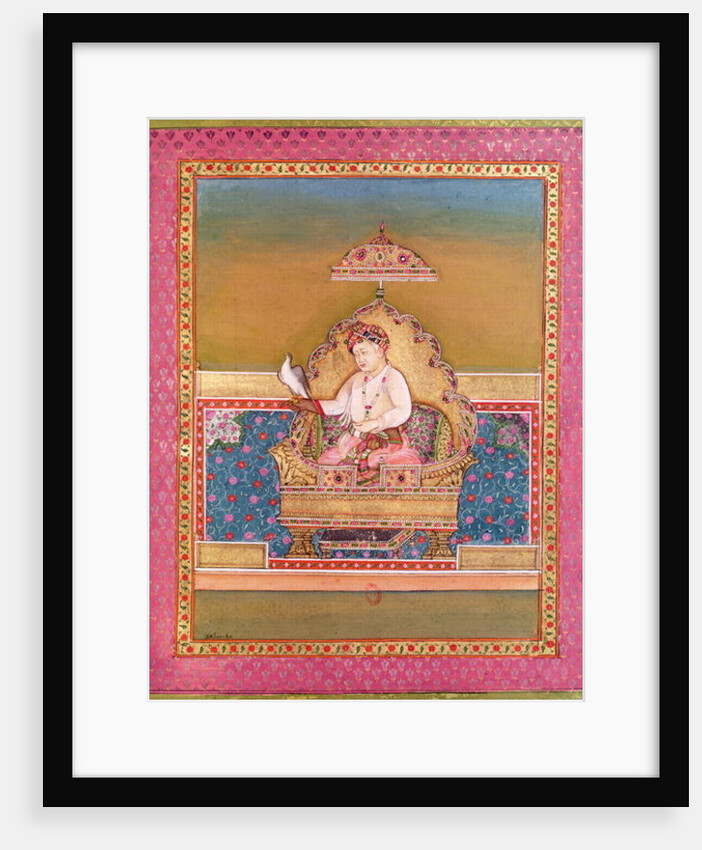 Akbar from an album of portraits of Mughal Emperors at Delhi, 1774 by Indian School