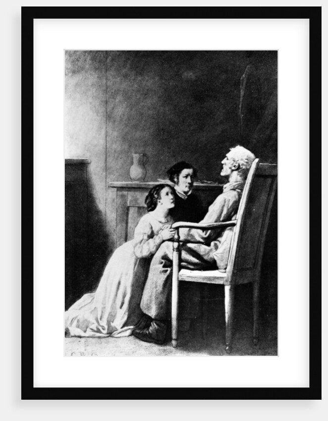 The Death of Jean Valjean by Gustave Brion