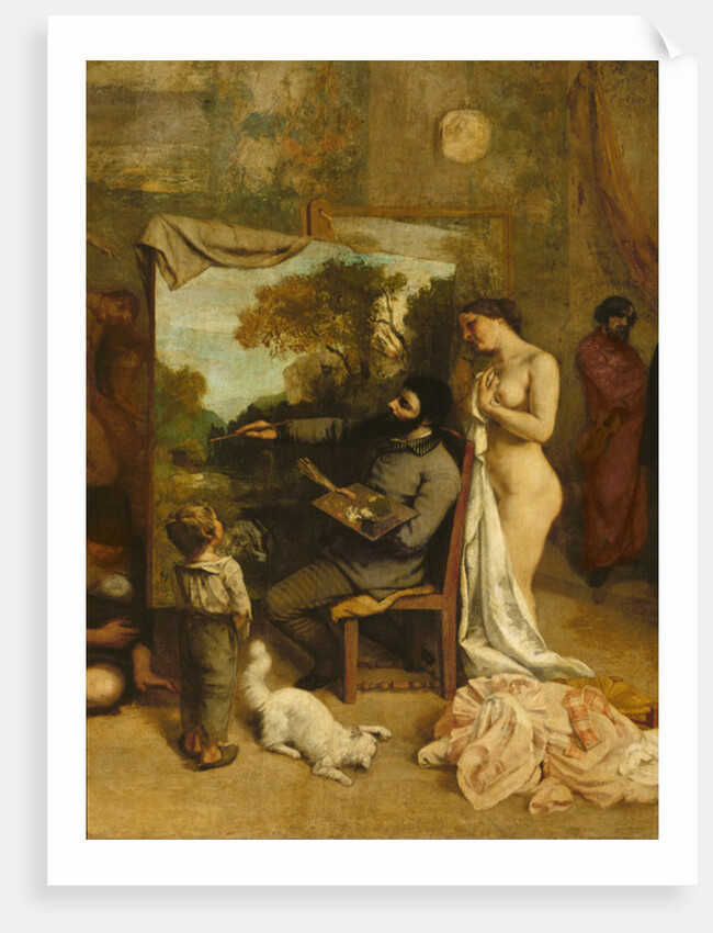 The Artist's Studio, a Real Allegory by Gustave Courbet