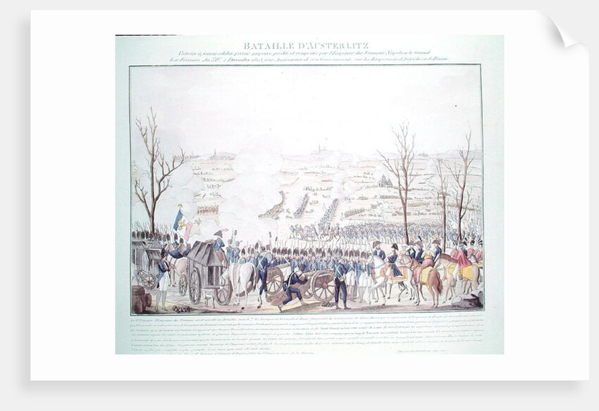 Battle of Austerlitz, 2nd December 1805 by French School